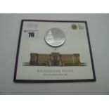 The Royal Mint 'Buckingham Palace' 2015 UK £100 Fine Silver Coin.