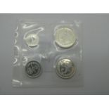 A 1994 Maundy Money Set, in sealed packet of issue, denominations 1d - 4d, obverse: bust of Queen