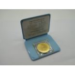 Israel 'The Victory Coin' 1967, Denomination IL 100, .916 Gold Coin, issued by The Bank of Israel,