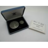 The Royal Mint Fleur De Coin Club Silver Membership Medal and Lapel Badge, accompanied by C.O.A.,
