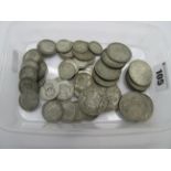 In Excess of Three Pounds (Total Face Value) of Pre 1947 G.B. Silver Coins, including George IV