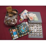 A Collection of Base Metal Coins and Banknotes, many Eire and Channel Islands Coins noted. Belgium