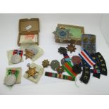 A WWII Medal Quartet, comprising War Medal, Defence Medal, 1939-45 Star and French Germany Star,