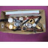 Assorted Lades and Gent's Wristwatches, including retro Exactus automatic, Roamer, Bienne DeLuxe,