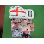 Ricky Hatton. Black pen autogrpah, unverified, on a Lonsdale White left hand boxing glove. Six