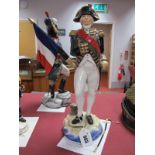 A Michael J Sutty China Figure of 'Lord Nelson 1805', from the Heroes of the World series, limited