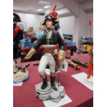 A Michael J Sutty China Figure of 'General Bonaparte 1798', from the Heroes of the World series