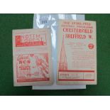 Sheffield Wednesday Away Programmes 1947-8, at Nottingham Forest, The Spire-ites issue at