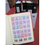 A Mainly Used Collection of European Stamps, mainly modern but some older, in six stockbooks,