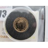 Queen Elizabeth II Half Sovereign, 2018, accompanied by Certificate of Authenticity.