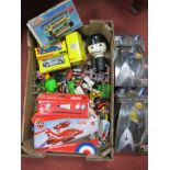 A Quantity of Farm Toys by Britains and Others, two Star Trek figures among other items.
