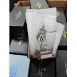 Twelve 'Royal Hampshire' of Similar Military Figurines, boxed 12cm high.