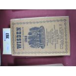 Wisden Cricketers Almanack 1946, with limp cloth cover.