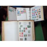 Three Albums of Mainly Used World Stamps, including many low value King George VI Commonwealth