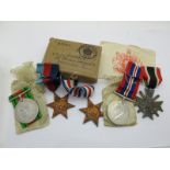 A WWII Medal Quartet, comprising War Medal, Defence Medal, 1939-45 Star, France Germany Star in