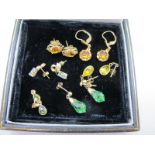 Assorted Modern Ladies Earrings, including ornate drops, etc.