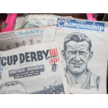 Football Related Newspapers, including Daily Mail and Express Munich air disaster, Sheffield Star