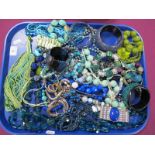 A Mixed Lot of Assorted Costume Jewellery- One Tray