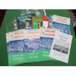 European Cup Final Programmes, 1963, 68, 76, 79 F.A Cup Finals 1963, 76 to 79. England homes,