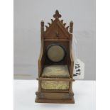 A XIX Century Novelty Pocketwatch Stand, modelled as The Coronation Chair (King Edward's Chair),