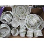 Royal Doulton 'Tonkin' Part Dinner/Tea Service; together with Royal Doulton 'Samarra; pattern tea