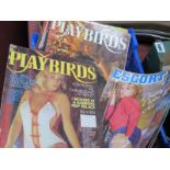 Adult Magazines - 'Playbirds' twelve issues from the 1980's/70's; 'Escort' eighteen issues from