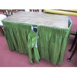 XIX Century Pine Blanket Box, with hinged lid and carry handles.