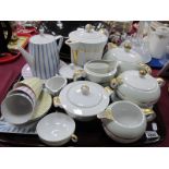 Limoges A. Vignaud Table Ware, of fourteen pieces; Seltmann coffee ware of thirteen pieces:- One