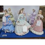 Six Wedgwood Limited Edition Figurines Commissioned by Spink- The Royal Flower Show 242/10,000,