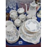Royal Albert Bone China 'Silver Maple' Pattern Tea/Coffee Service:- One Tray