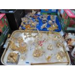 Crystal Temptations to include Butterfly, Ferris Wheel, Owl, Peacock, approx forty:- Two Trays