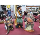 Royal Doulton Figurines 'Cavalier' HN 2716, 26cm high, 'Falstaff HN 2054, 18cm high and 'The Foaming