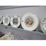 A Collection of Christmas Plates by Wedgwood, Royal Albert, Royal Doulton.
