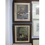 Two c.Early XX Century Pears Prints, "Some of Life's Pleasures" and "The Cause of Many Troubles",