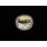 Bailiwick of Guernsey Gold Proof Five Pounds Coin 2015 '75th Anniversary of The Battle of