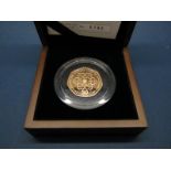 The Royal Mint 2010 Girl Guiding UK Fifty Pence Gold Proof Coin, certified No. 0196, cased.