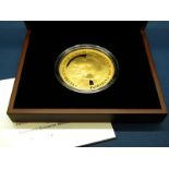 Alderney 2010 'A Royal Engagement' Ten Pounds Gold Proof 5oz Coin, certified No.28 of 30, cased.