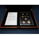 The Royal Mint 2015 United Kingdom Gold Proof Coin Set, comprising of two Pounds Britannia, One