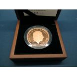 The Royal Mint 2008 UK His Royal Highness The Prince of Wales Five Pounds Gold Proof Coin, certified