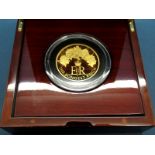 The Royal Mint - The Longest Reigning Monarch 2015 UK 5oz Gold Proof Coin, Ten Pounds, certified