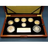 The Royal Mint 2016 UK Gold Proof Coin Set, denominations, five pounds, two pounds - The Army, two