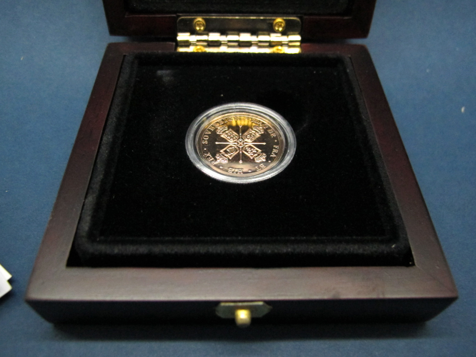 Jersey 2010 Gold Proof Sovereign, Charles II Guinea Design, 'Restoration of The Monarchy',