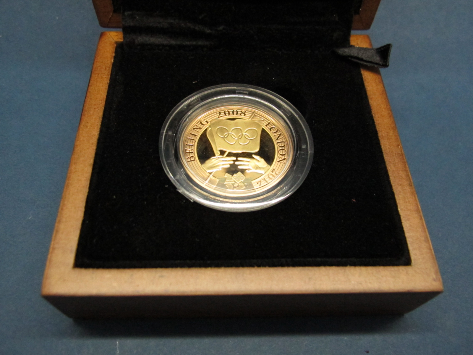 The Royal Mint 2008 UK Olympic Games Handover Ceremony Gold Proof Two Pounds Coin, certified No.