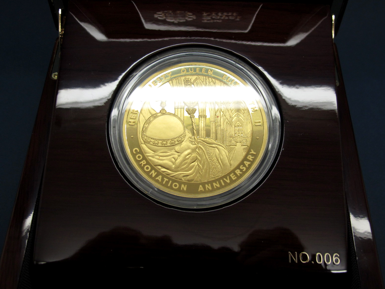 The Royal Mint UK Gold Proof 5oz Coin, 'The 60th Anniversary Of The Queen's Coronation', certified