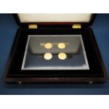 The Edward VII Empire Four Coin Sovereign Collection, comprising of 1910, 1910 (S), 1907 (P),