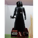 A 32inch High Plastic Figure of Kylo Ren from Star Wars, in original packaging.