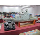 A Radio Controlled Model of HMC Sentinel (Patrol Ship Operated by The Border Force), fibreglass