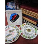 Eleven Commemorative Plates all with Railways Thematic's, including EWS The Class 67 Year 2000,