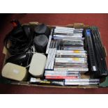 A Sony Playstation 2 Gaming Console, (untested), one games controller, two joysticks, speaker,