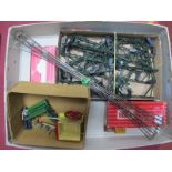 A Quantity of "OO" Scale Tri-ang Catenary, a Hornby Dublo Two Rail Traffic Services tank, boxed,